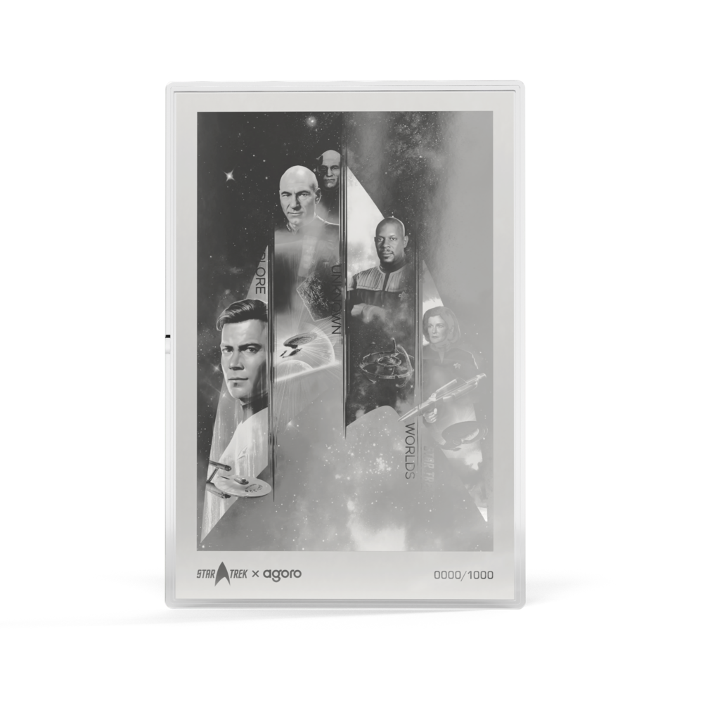 Star Trek Captains: Explore Unknown Worlds Pure Silver Collectible Foil AGORO