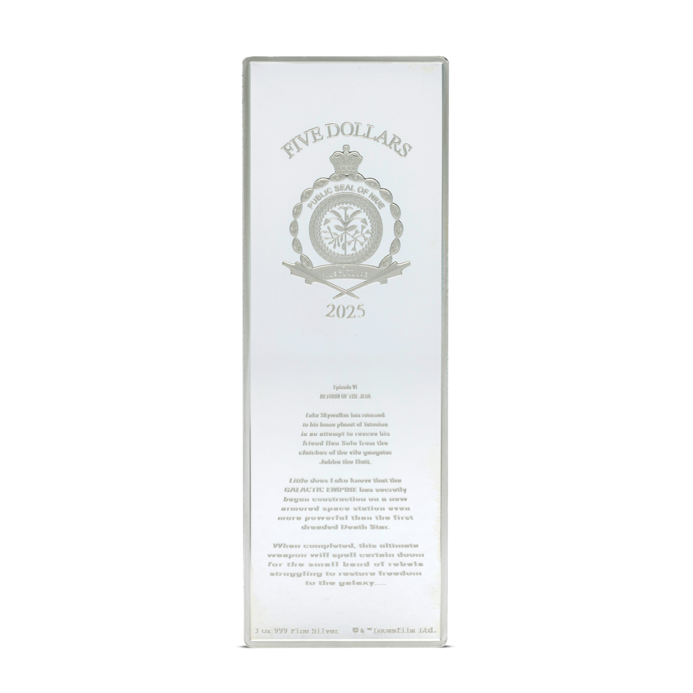 Star Wars™ Return of The Jedi™ 3 Oz Silver Poster Coin