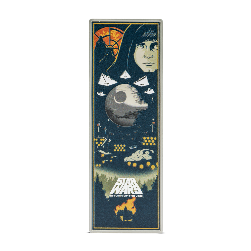 Star Wars™ Return of The Jedi™ 3 Oz Silver Poster Coin