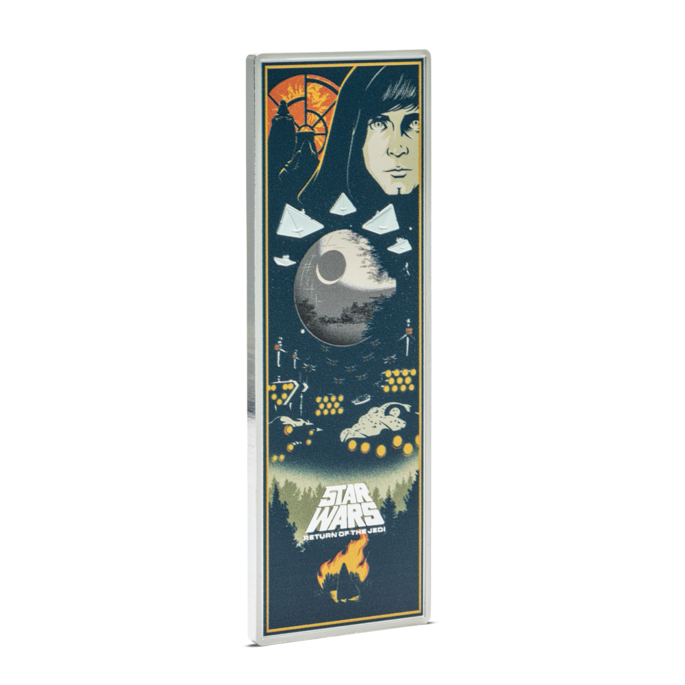 Star Wars™ Return of The Jedi™ 3 Oz Silver Poster Coin - Agoro By