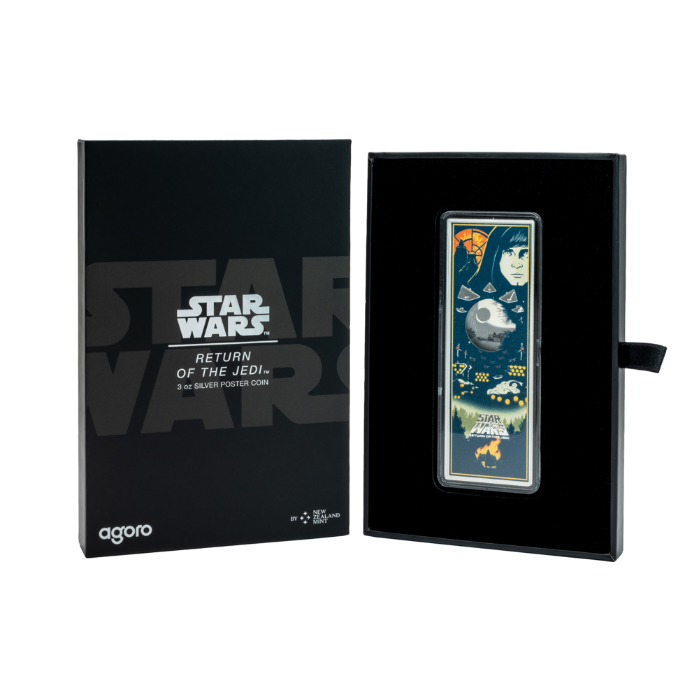 Star Wars™ Return of The Jedi™ 3 Oz Silver Poster Coin