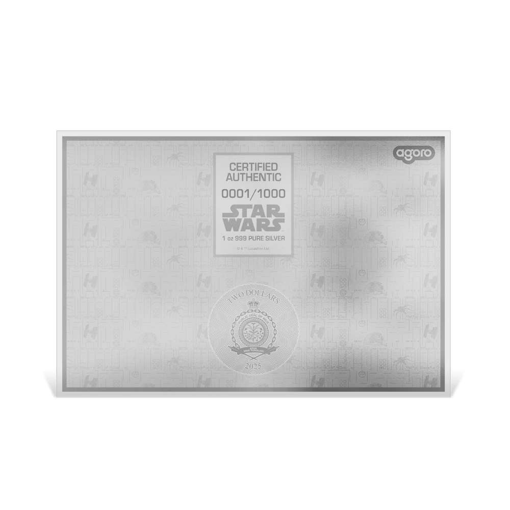 Star Wars™ Millennium Falcon™ Blueprint Silver Foil - PARTHAVA COIN