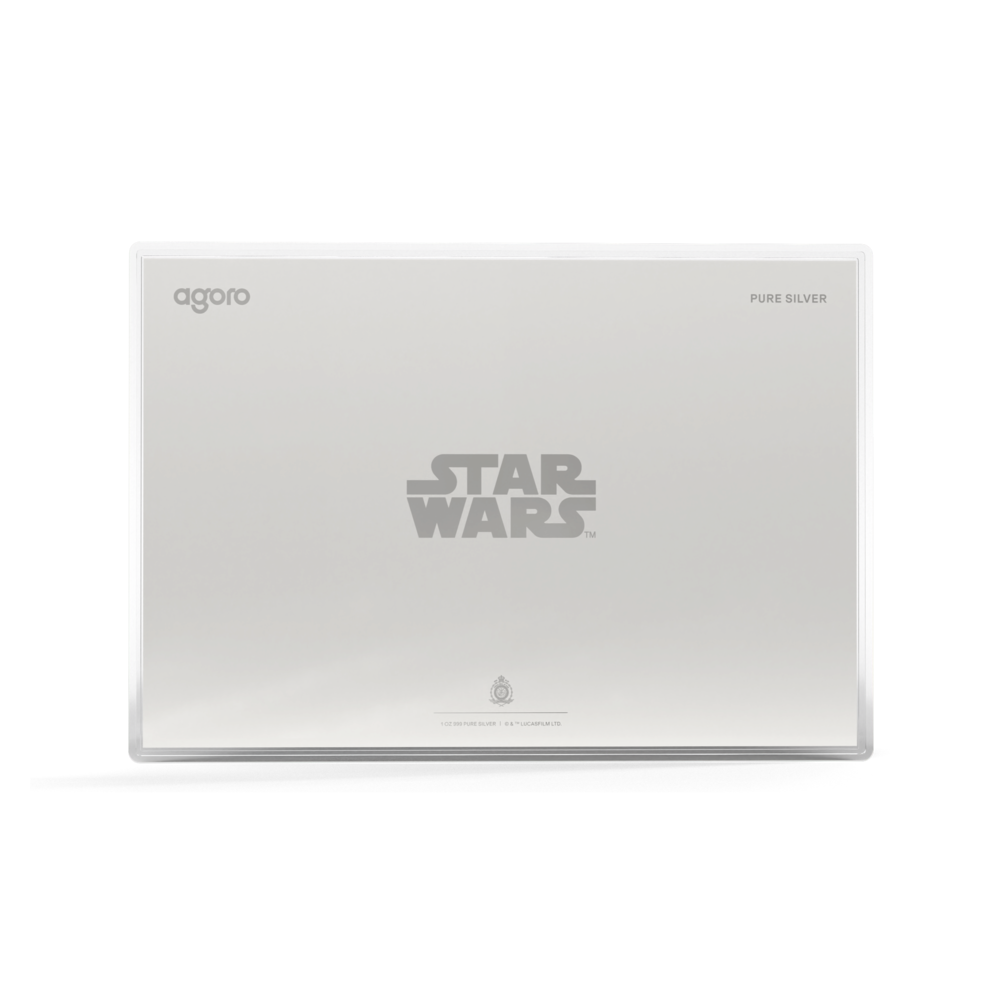 Star Wars™ Concept Art Imperial Walker™ and Snowspeeder™ Silver Collectible Foil AGORO