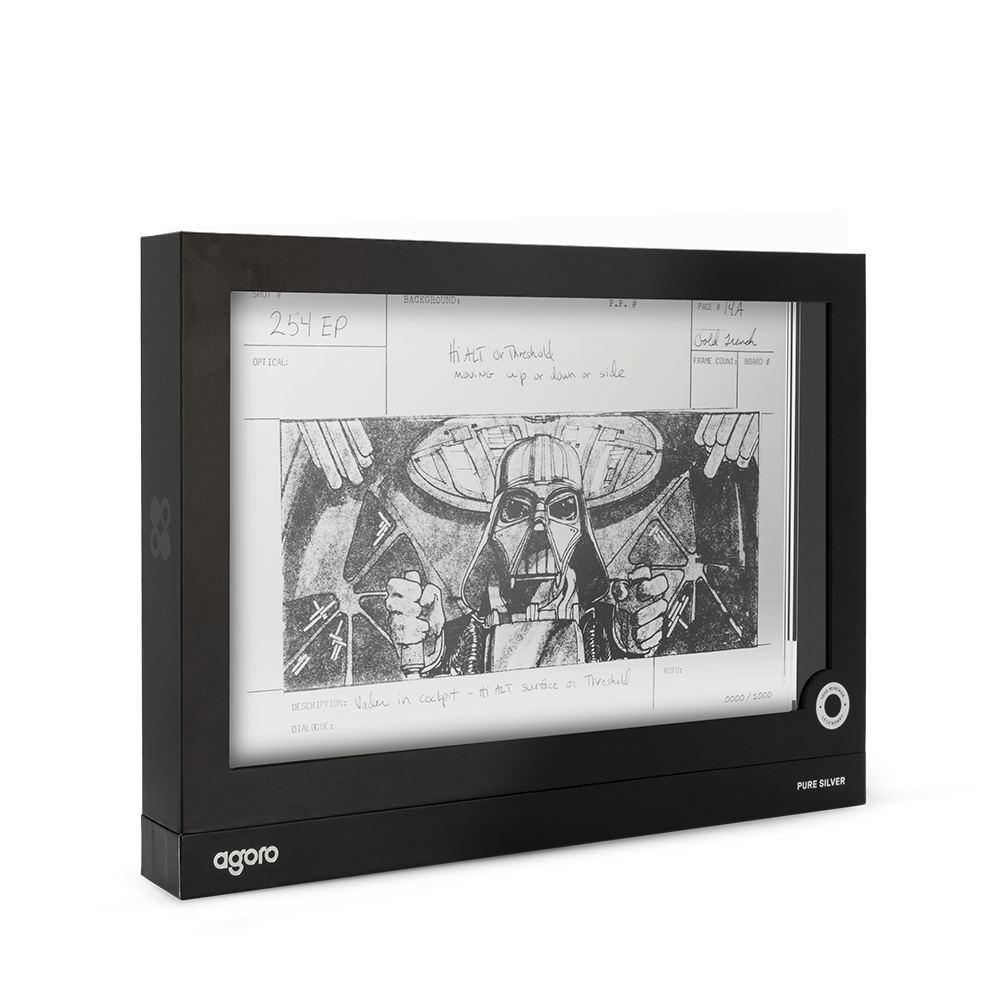 Star Wars™ Storyboard Art Darth Vader™ Trench Run Silver Collectible Foil Agoro
