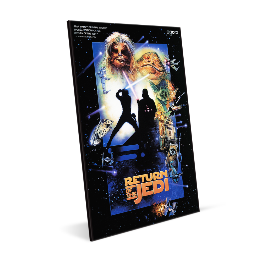 Star Wars™ Special Edition Poster Return of the Jedi™ Silver Foil AGORO