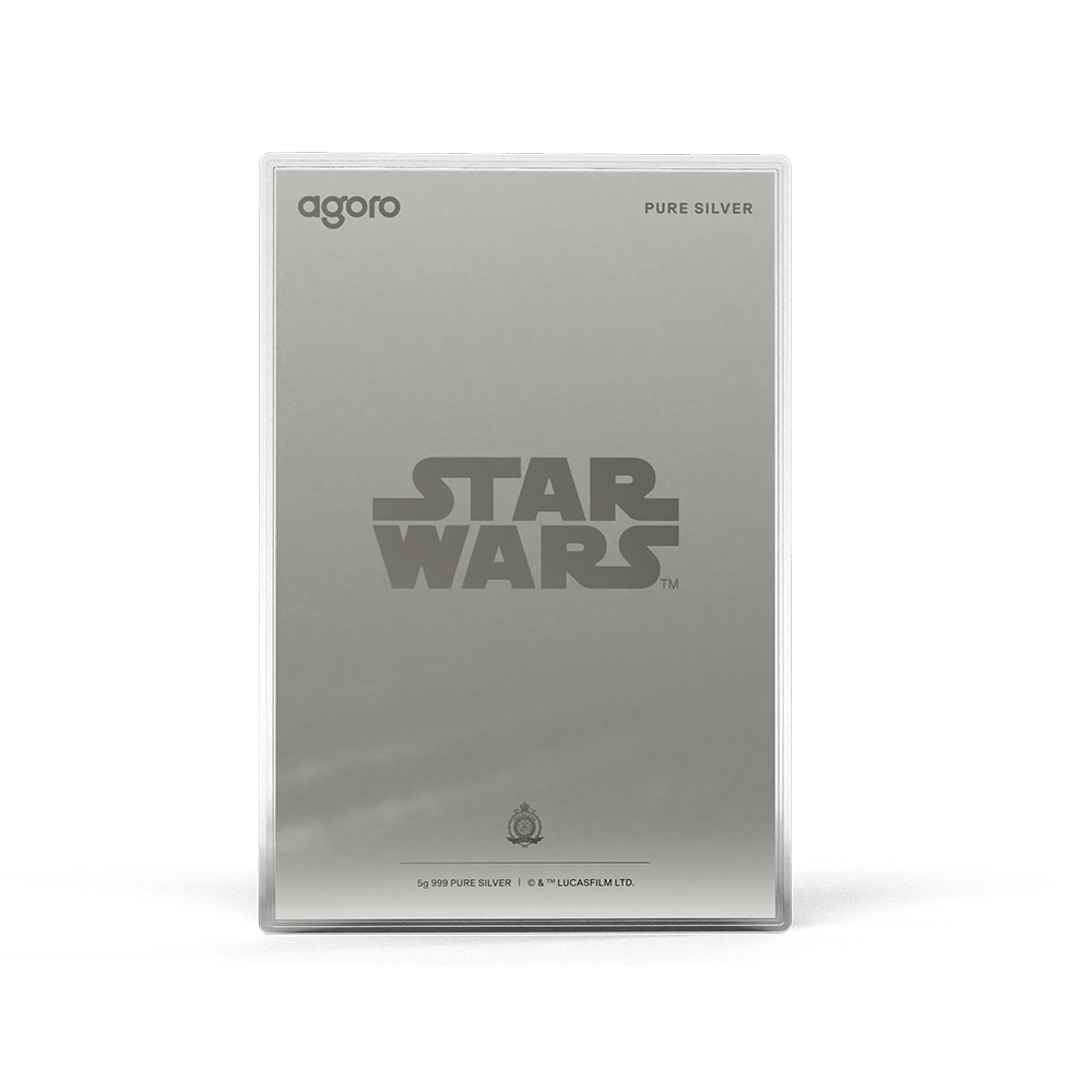 Star Wars™ Sketch Art Luke Skywalker™ Silver Collectible Foil Agoro