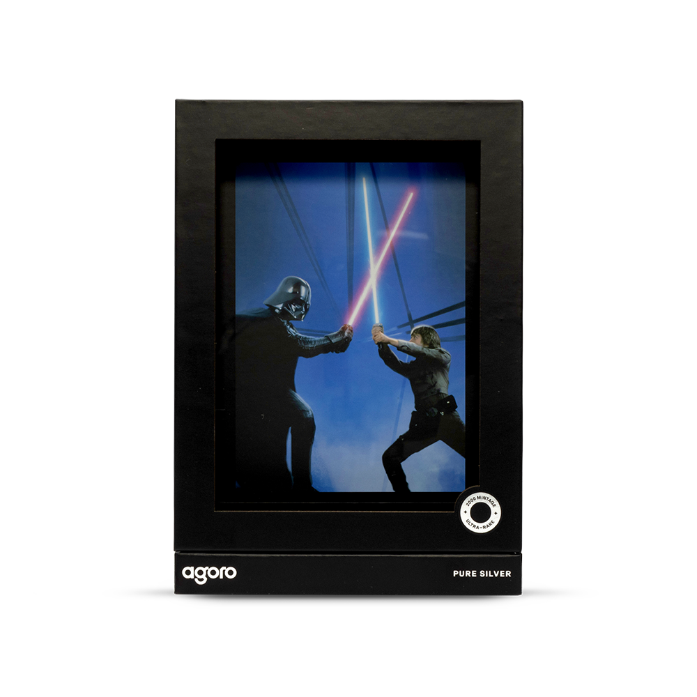 Star Wars™ Sketch Art Darth Vader™ Silver Collectible Foil Agoro