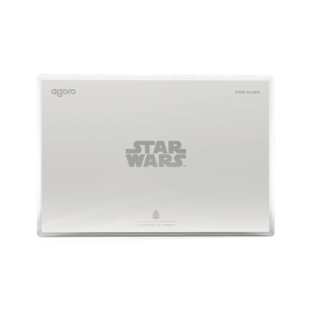 The Mandalorian™ Taking back Mandalore Silver Collectible Foil AGORO