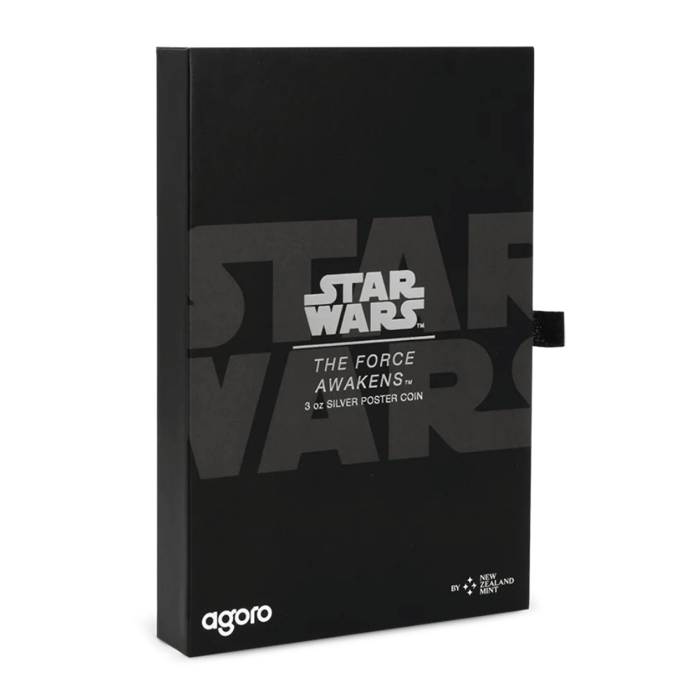 Star Wars™ The Force Awakens™ 3 Oz Silver Poster Coin
