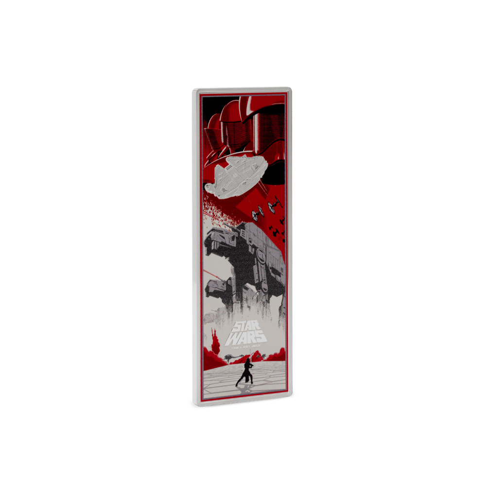 Star Wars™ he Last Jedi™ 3 Oz Silver Poster Coin AGORO