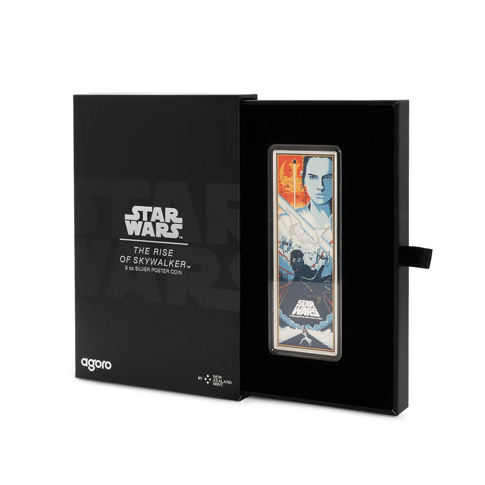 Star Wars™ The Rise of Skywalker™ 3 Oz Silver Poster Coin AGORO
