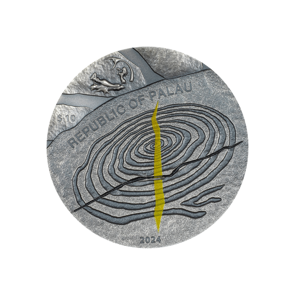 Sun Dagger Equinox and Solstice 2 Oz Silver Coin 2024