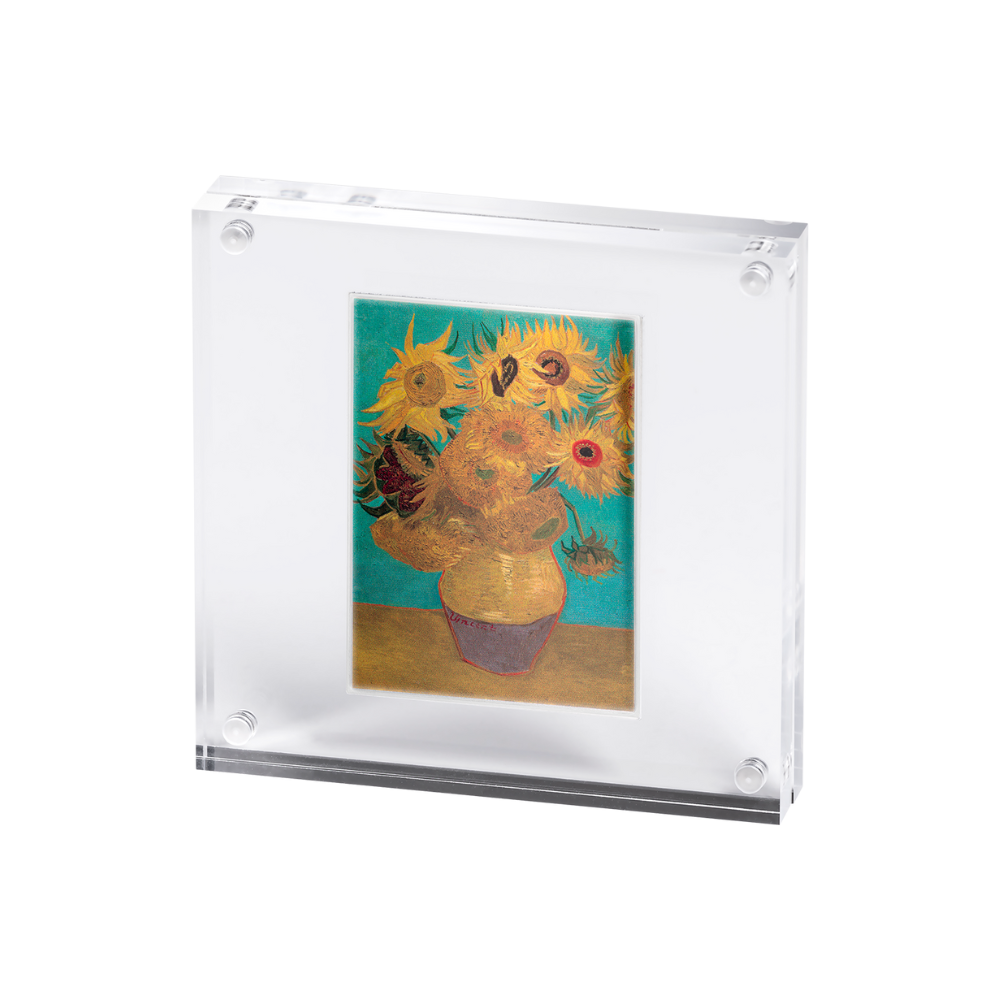 Sunflowers Van Gogh 1 Oz Silver Coin 2026 MINT XXI