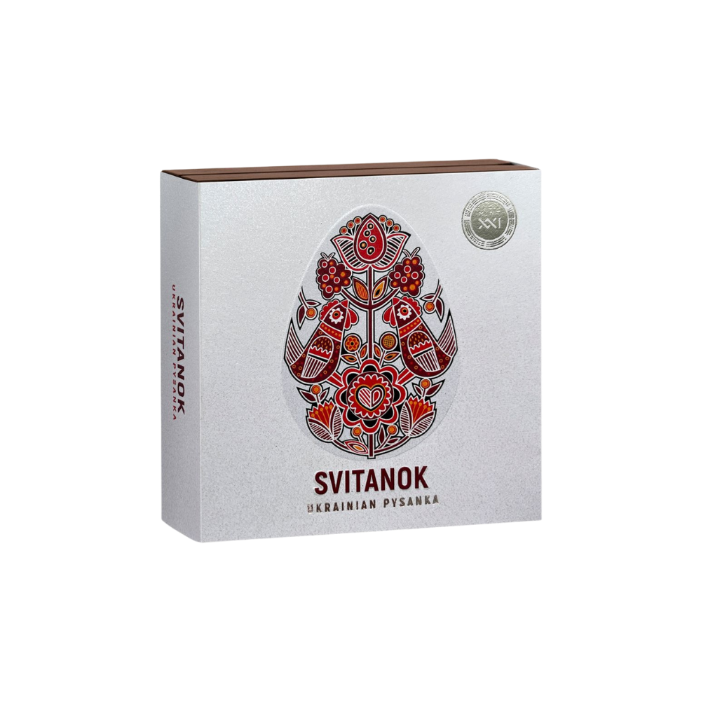 Svitanok Ukrainian Pysanka 1 Oz Silver Coin 2024