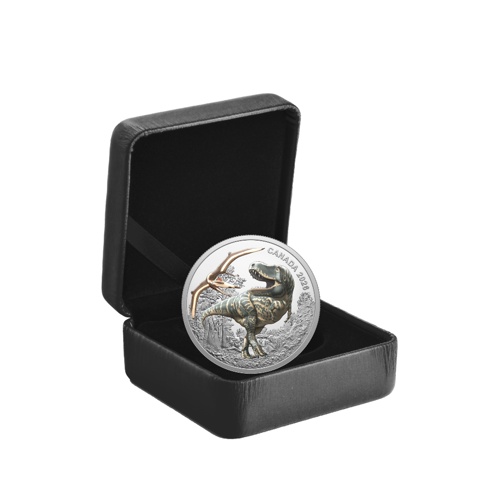 T. rex 1 Oz Fine Silver Coin Canada 2026 Royal Canadian Mint