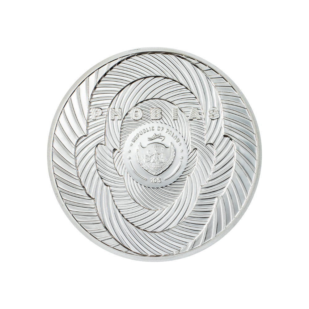 THALASSOPHOBIA Phobias 2 Oz Silver Coin $10 Palau 2024