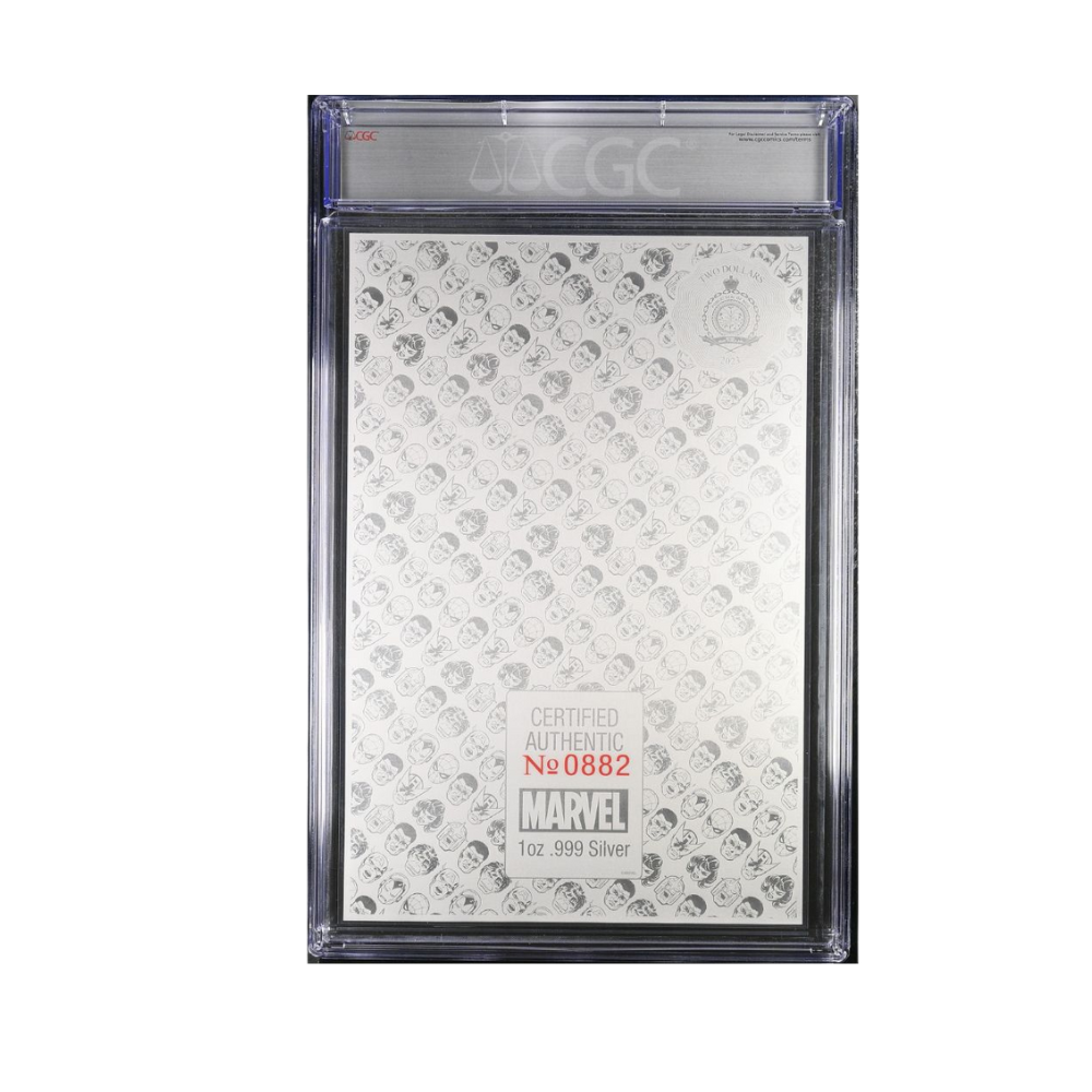 THE AMAZING SPIDER-MAN #1 Marvel Comics 1 Oz Silver Foil Niue 2023