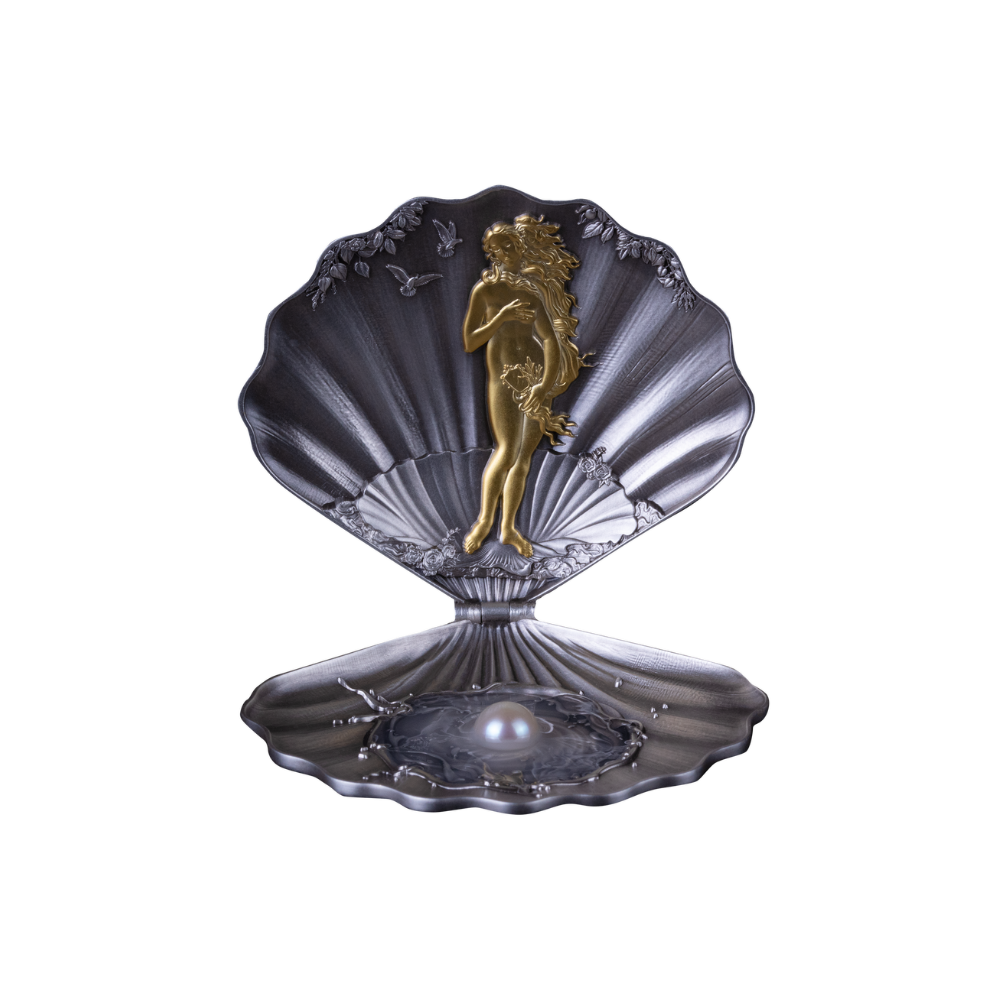 THE BIRTH OF VENUS 3D 3 Oz Silver Coin $5 Samoa 2025 - MDM