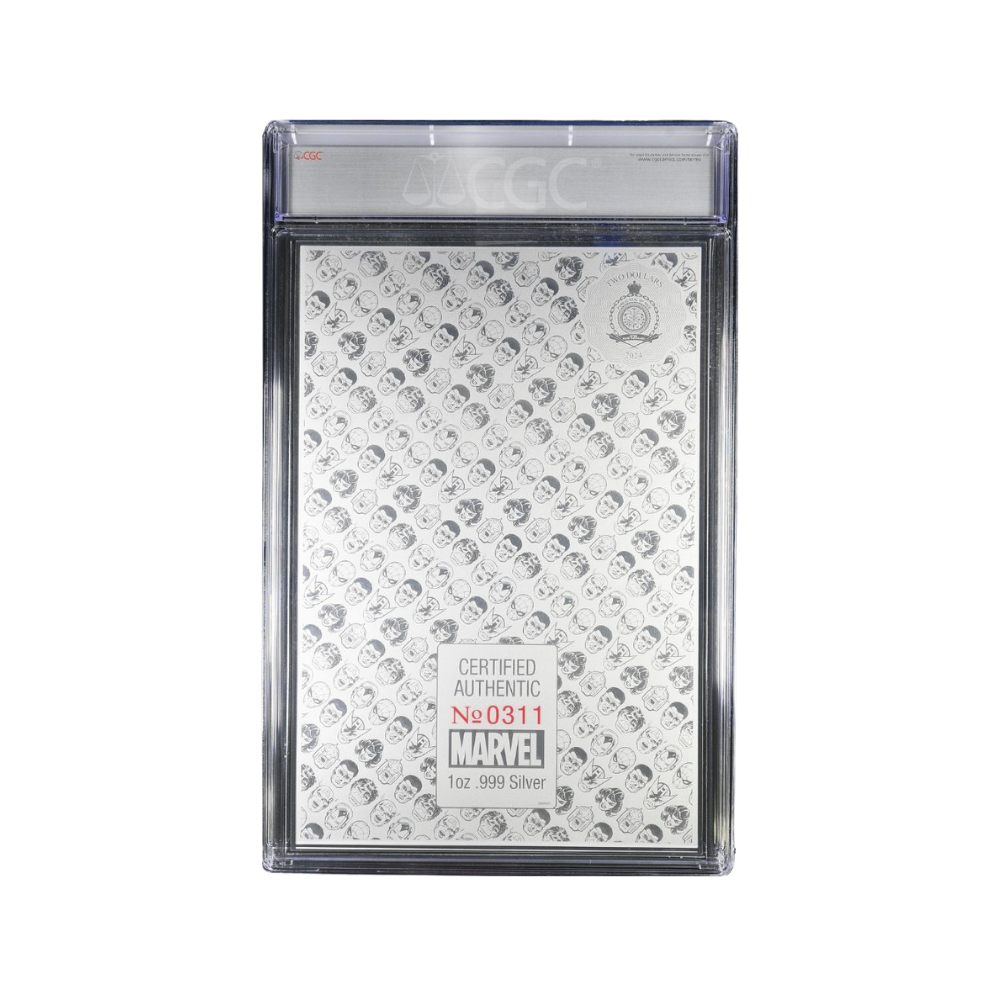 THE INCREDIBLE HULK #181 Marvel Comics 1 oz Silver Foil Niue 2024- CoA #0311