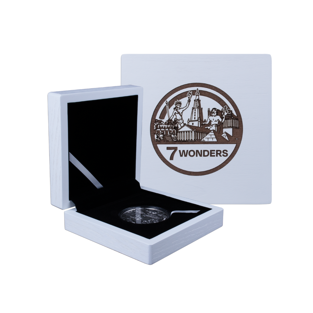 THE LEGENDARY STATUE OF ZEUS 100g Silver Coin $10 Solomon Islands 2025