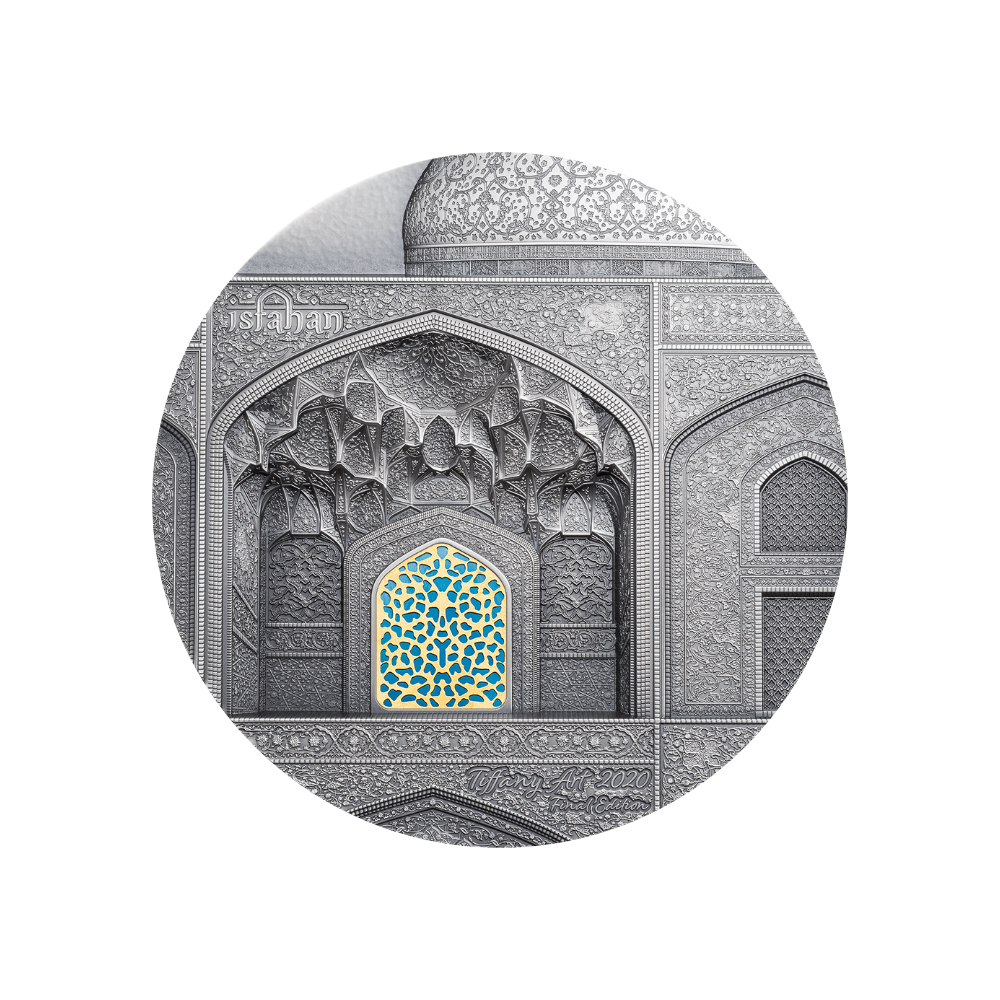 TIFFANY ART Isfahan 1 Kg Kilo Silver Coin $50 Palau 2020
