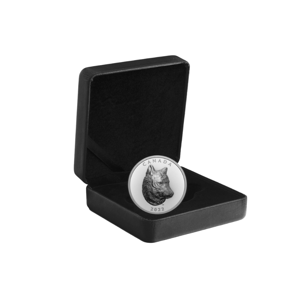 TIMBER WOLF Silver Coin $25 Canada 2022