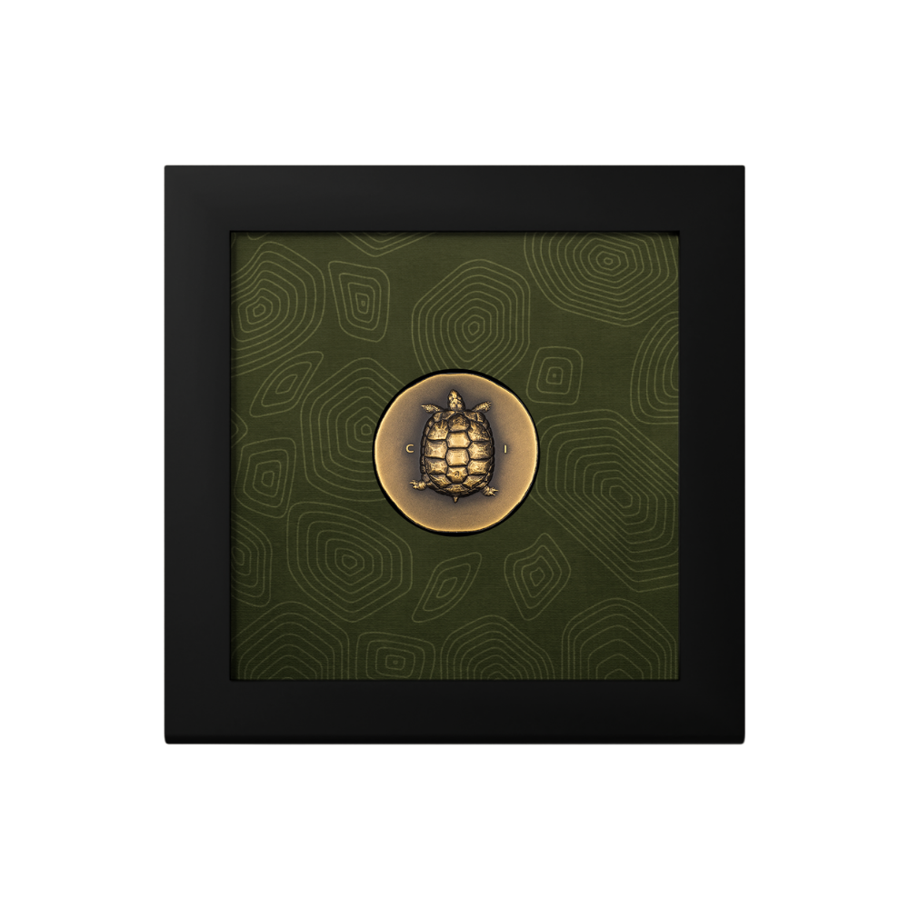 TORTOISE Numismatic Icons 1 Oz Gold Coin $250 Cook Islands 2022