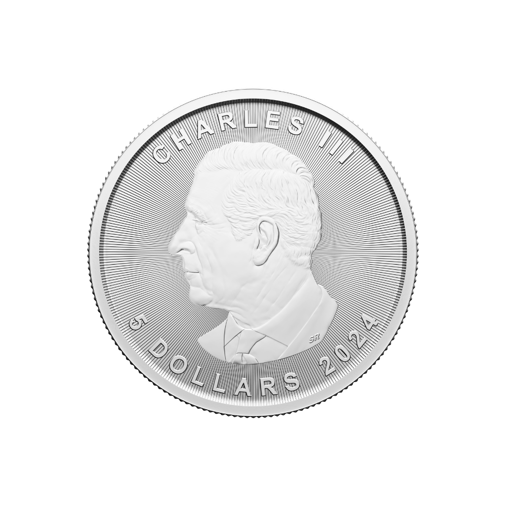 TREASURED SILVER MAPLE LEAF FIRST STRIKES Year of the Dragon Privy Mark (Premium Bullion)