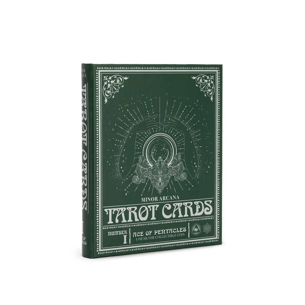 Tarot Cards Ace of Pentacles 1 Oz Silver Coin AGORO