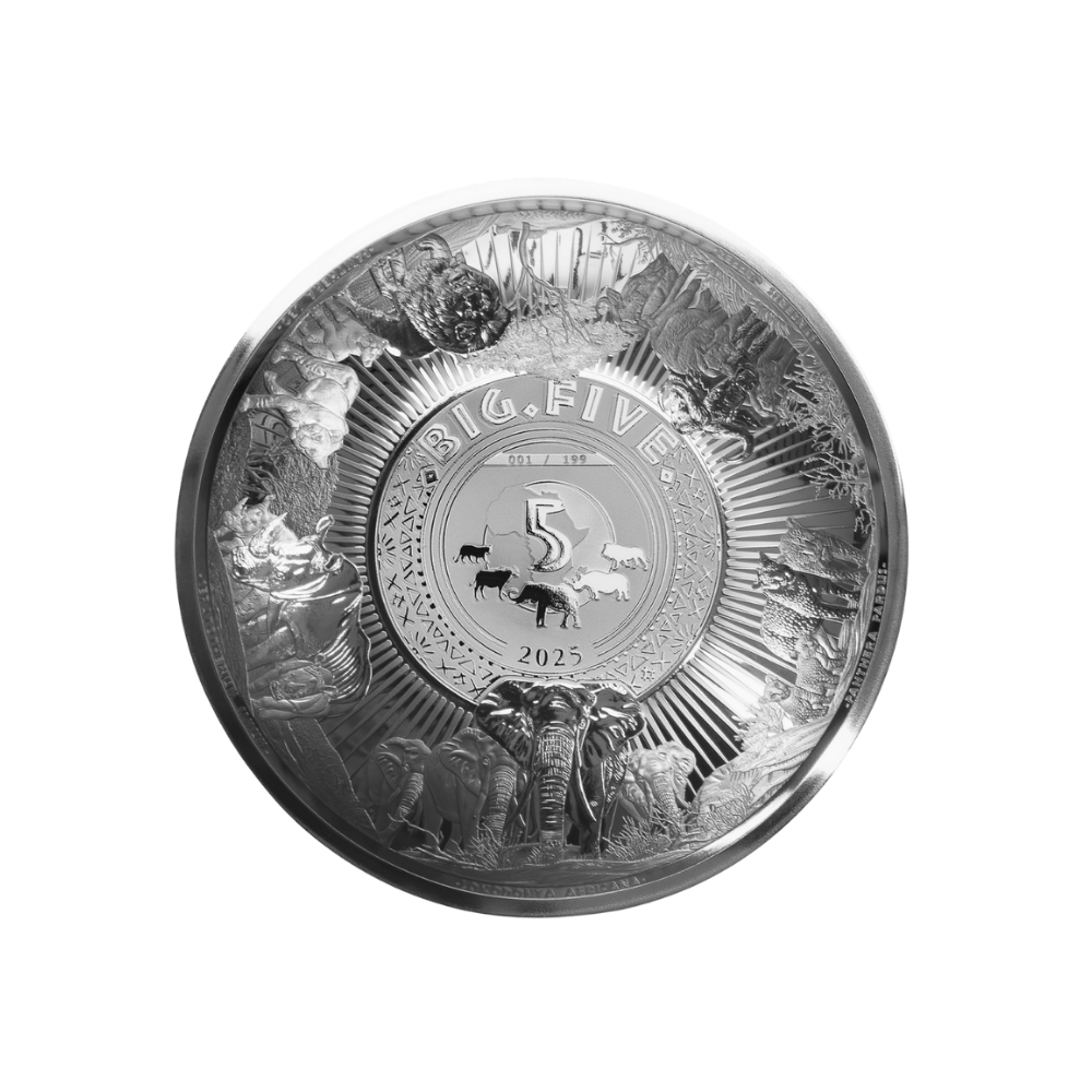 梅 The Big Five of Africa 1 kg Silver Coin 2025 - MDM