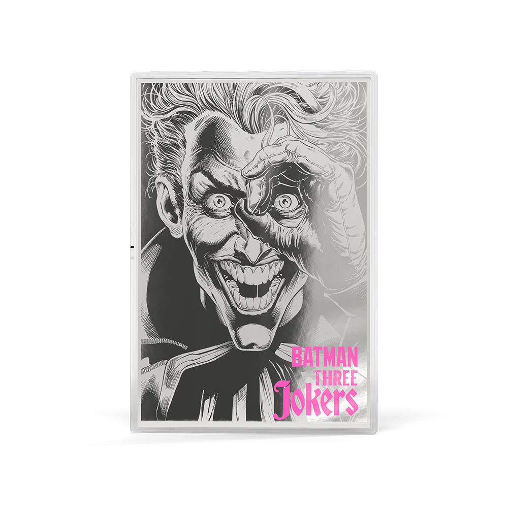 Batman Three Jokers #3 The Comedian Silver Collectible Foil Agoro