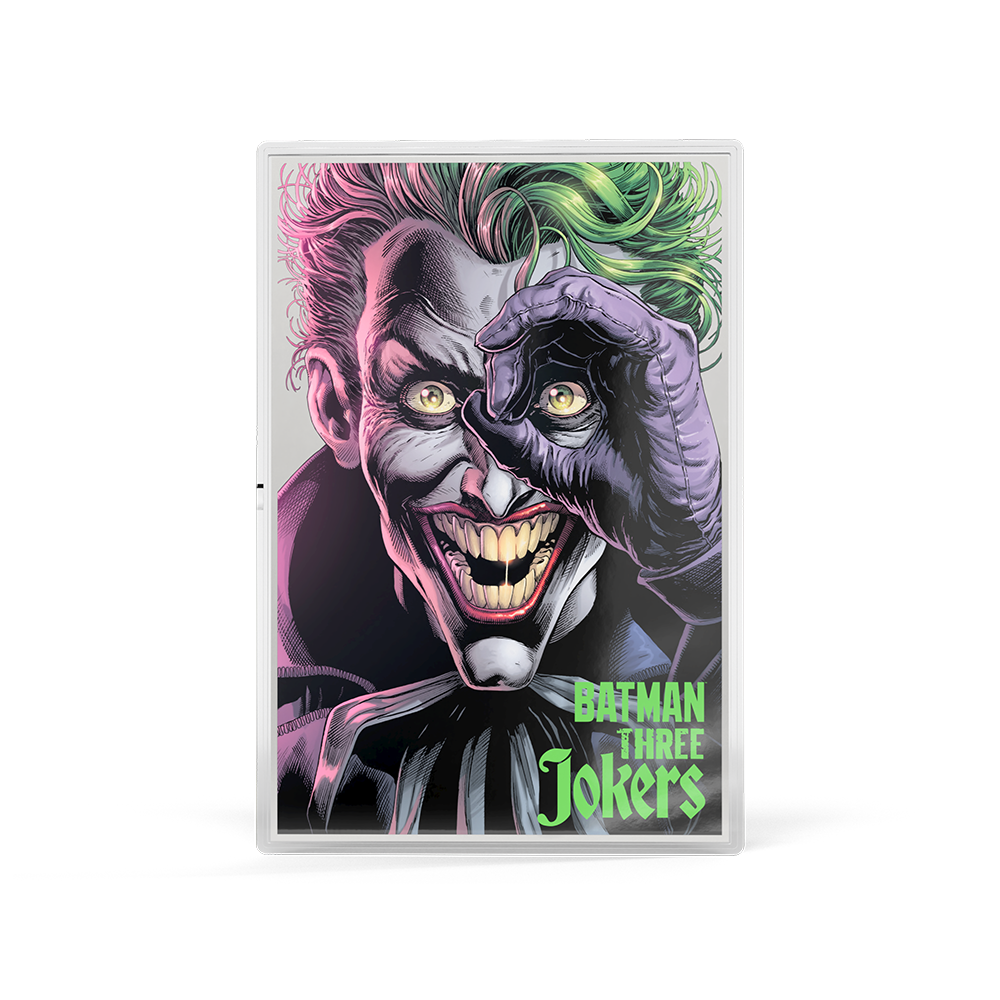 Batman Three Jokers #3 The Comedian Silver Collectible Foil Agoro