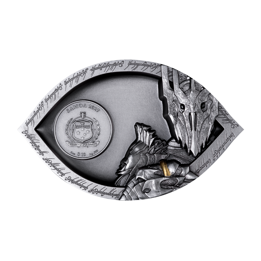 The Eye of Sauron 5 Oz Silver Coin 2027 MDM
