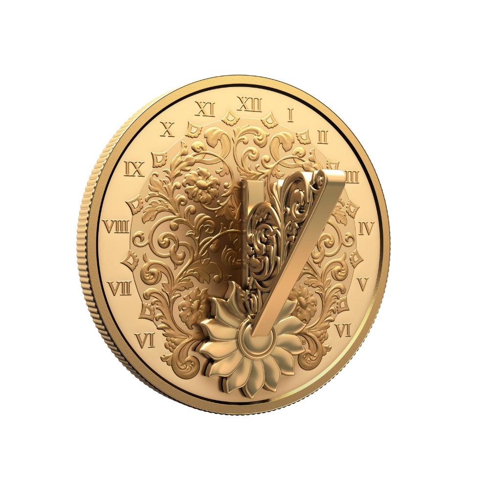 The Gilded Sundial 1 Oz Fine Silver Coin 2025 - Royal Canadian Mint
