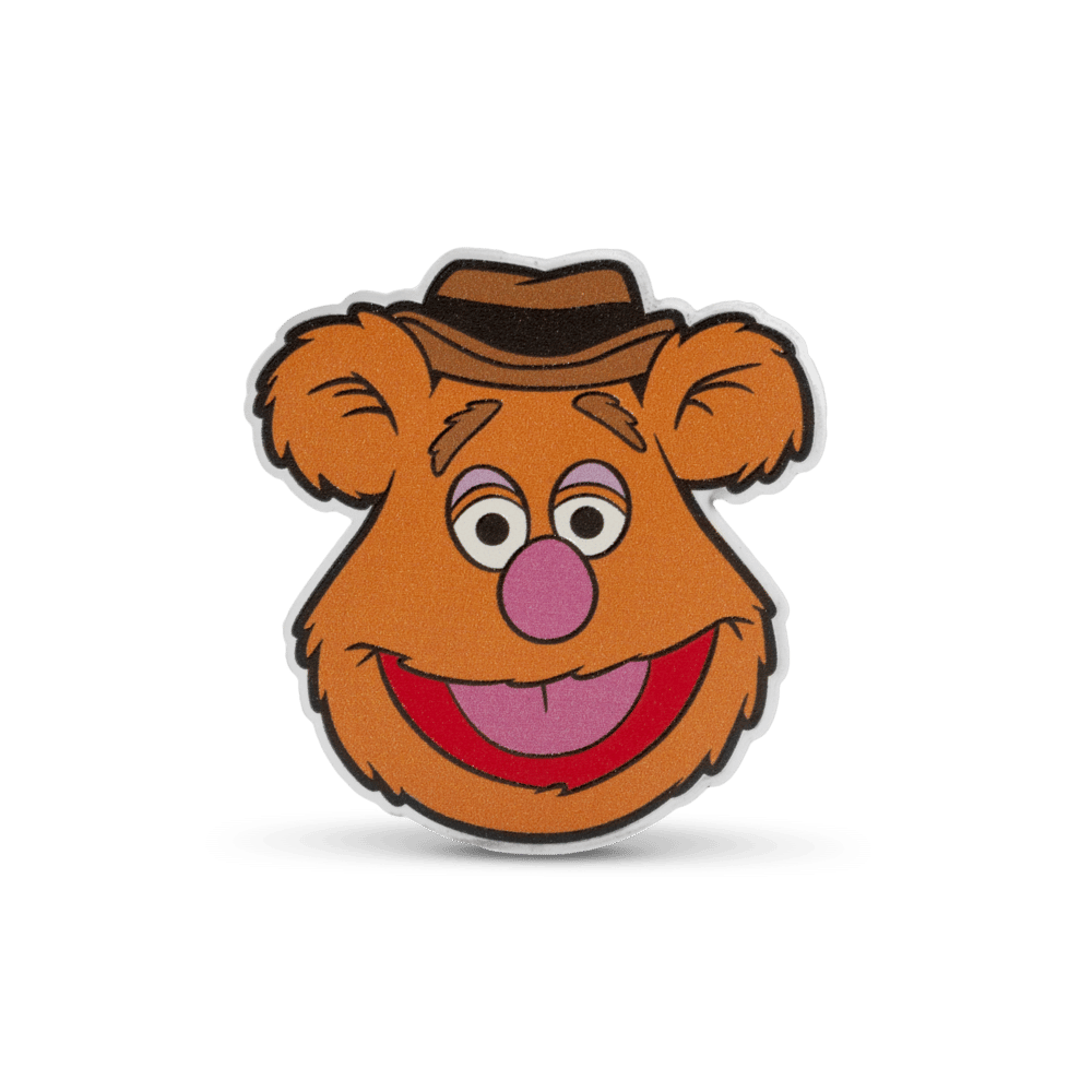 Disney The Muppets Fozzie Bear Silver Coin reverse - Agoro by New Zealand Mint