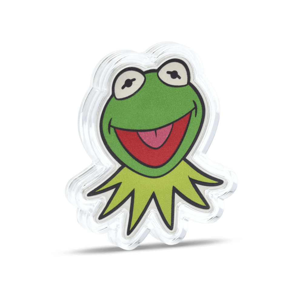 DISNEY THE MUPPETS Kermit The Frog 1 Oz Silver Coin $2 Niue 2025 - PARTHAVA COIN