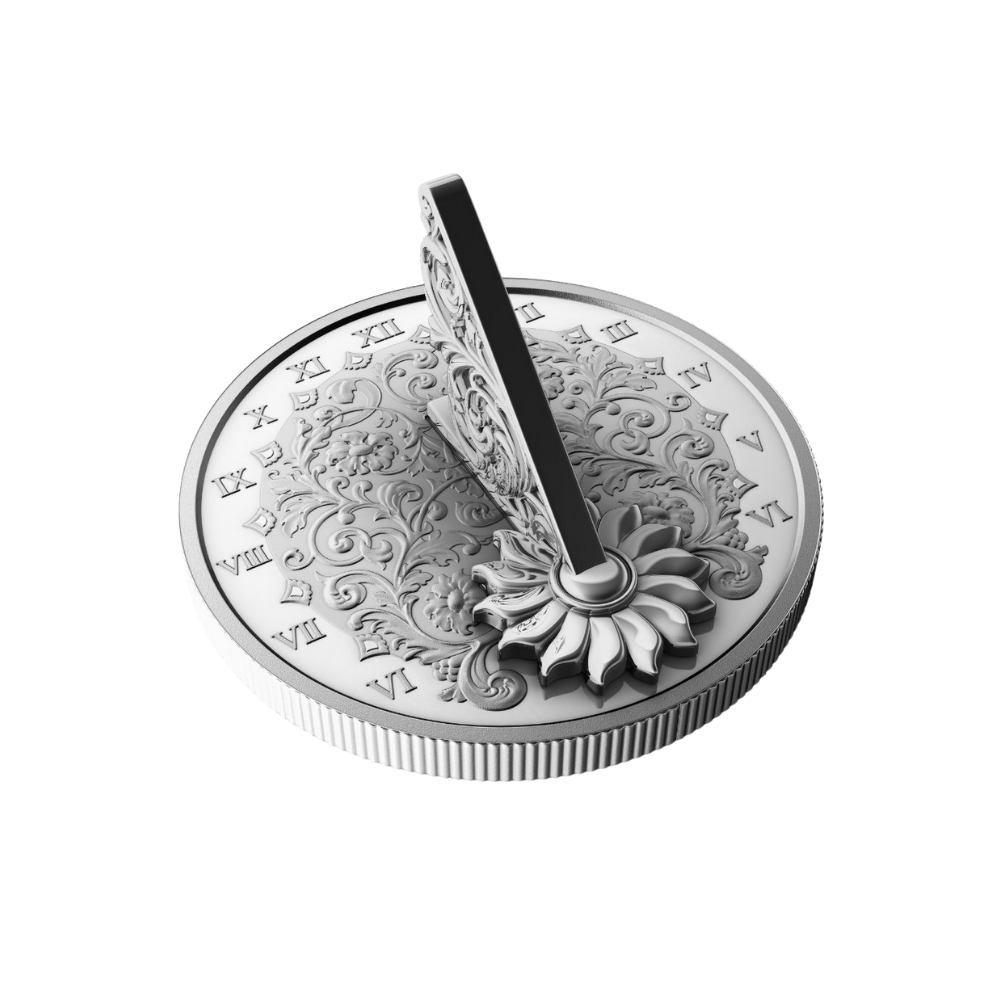 The Sundial 1 Oz Fine Silver Coin $20 Canada 2024