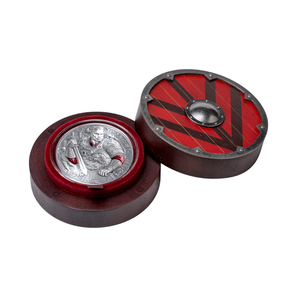 Ivar the Boneless The Way To Valhalla 2 Oz Silver Coin MINT XXI