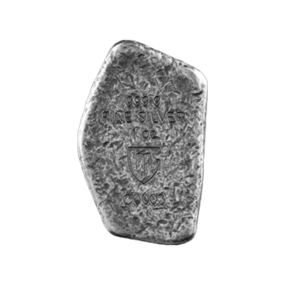 Thurisaz Cast Rune 1 Oz Silver Cast Bar 2025 Germania Mint