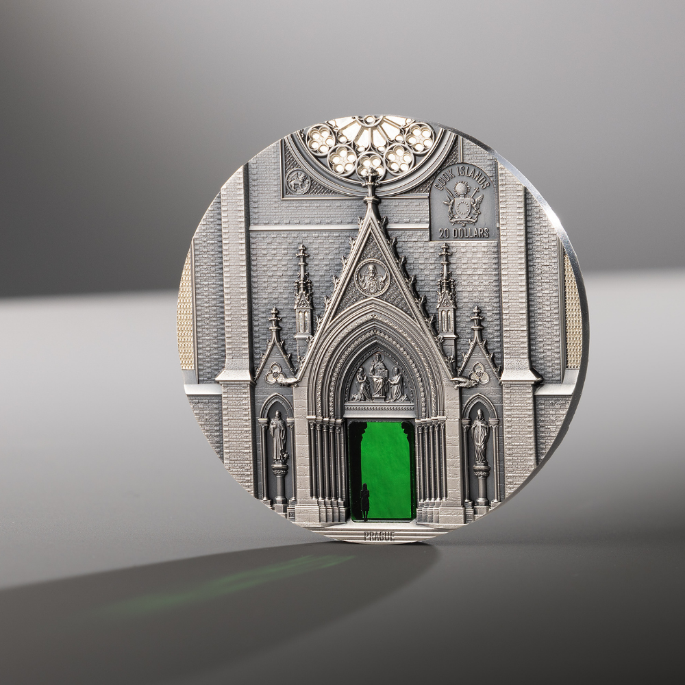 Tiffany Art Portals Milan & Prague 3 oz Silver Coin 2026