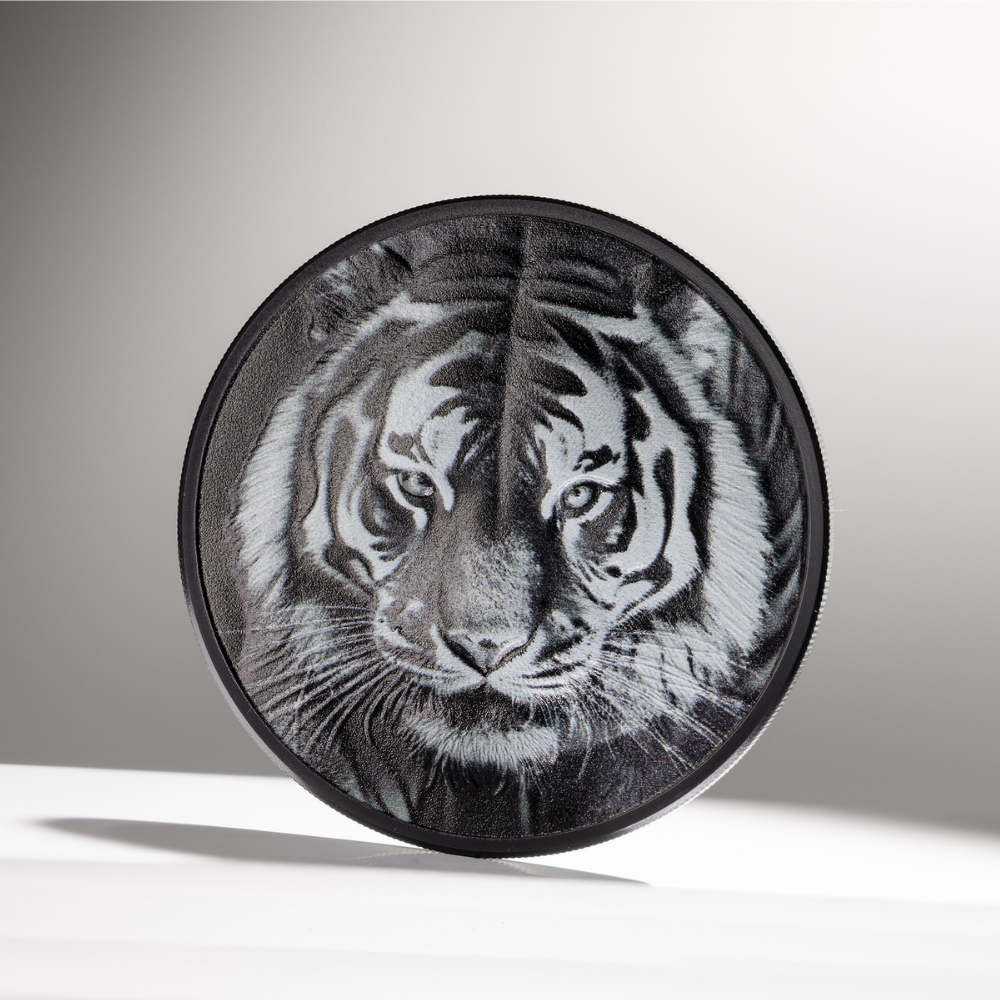 Tiger Black & White 1 Oz Silver Coin 2026 CIT COIN INVEST AG