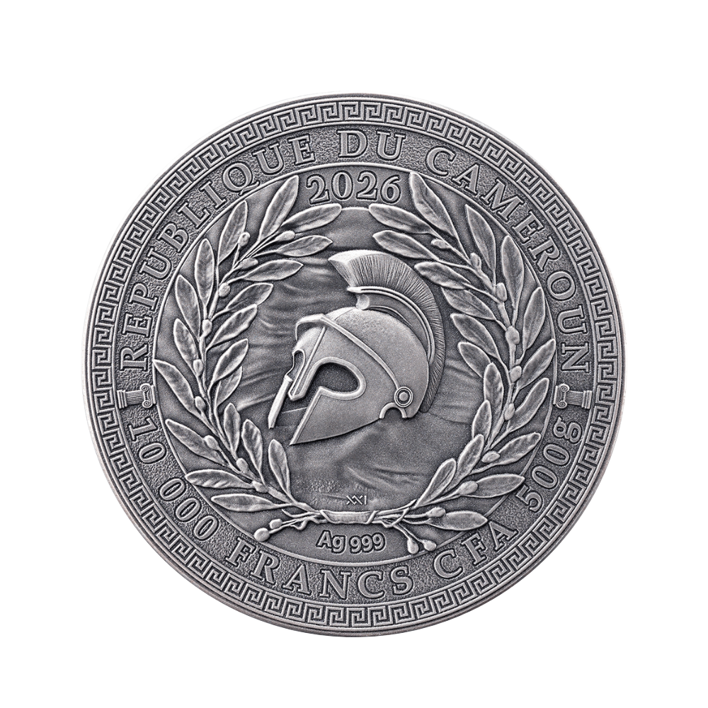 Titanomachy The Great Greek Mythology 500g Silver Coin obverse