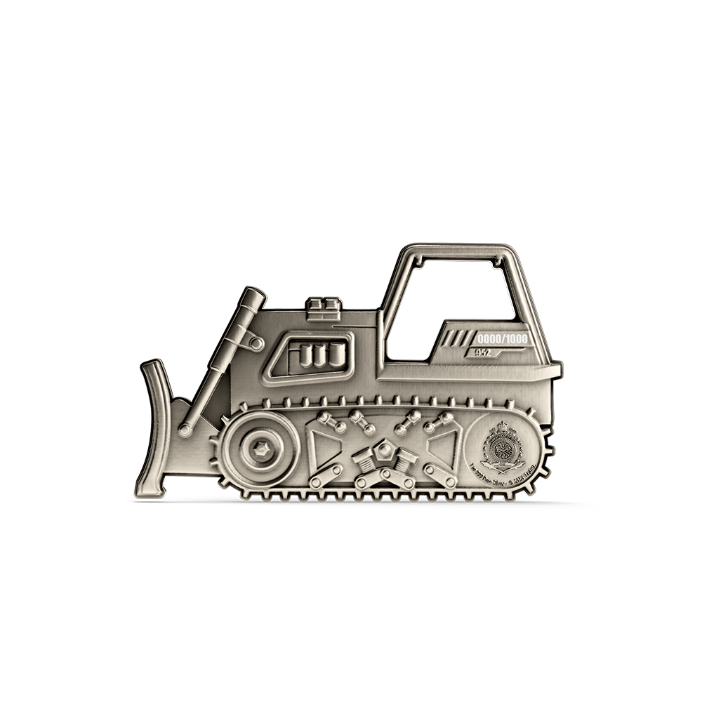 Tonka Bulldozer 1 Oz Silver Collectible Coin Agoro