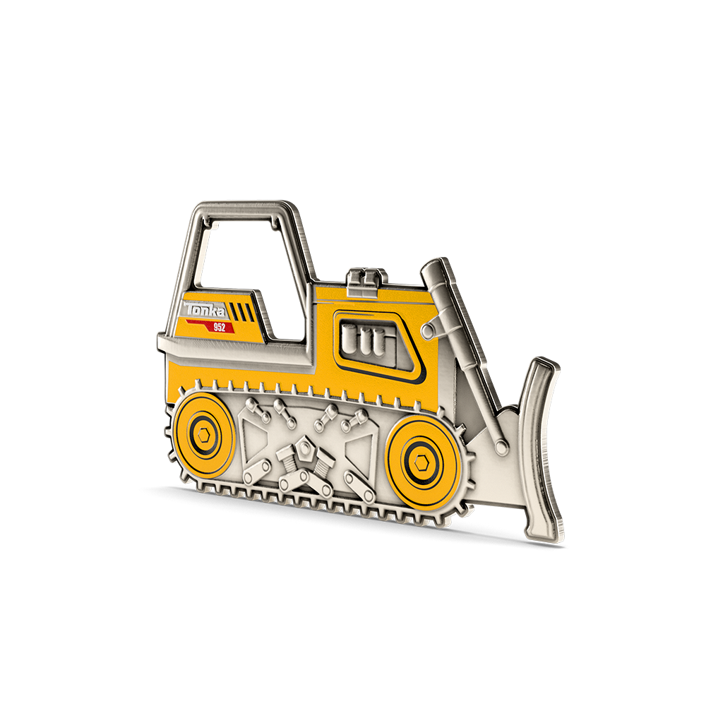 Tonka Bulldozer 1 Oz Silver Collectible Coin Agoro