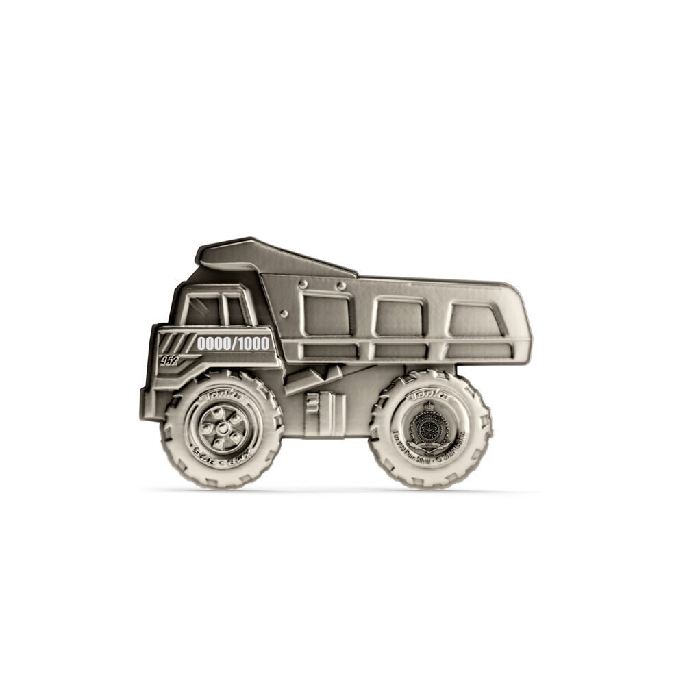 Tonka Dump Truck 1 Oz Silver Collectible Coin