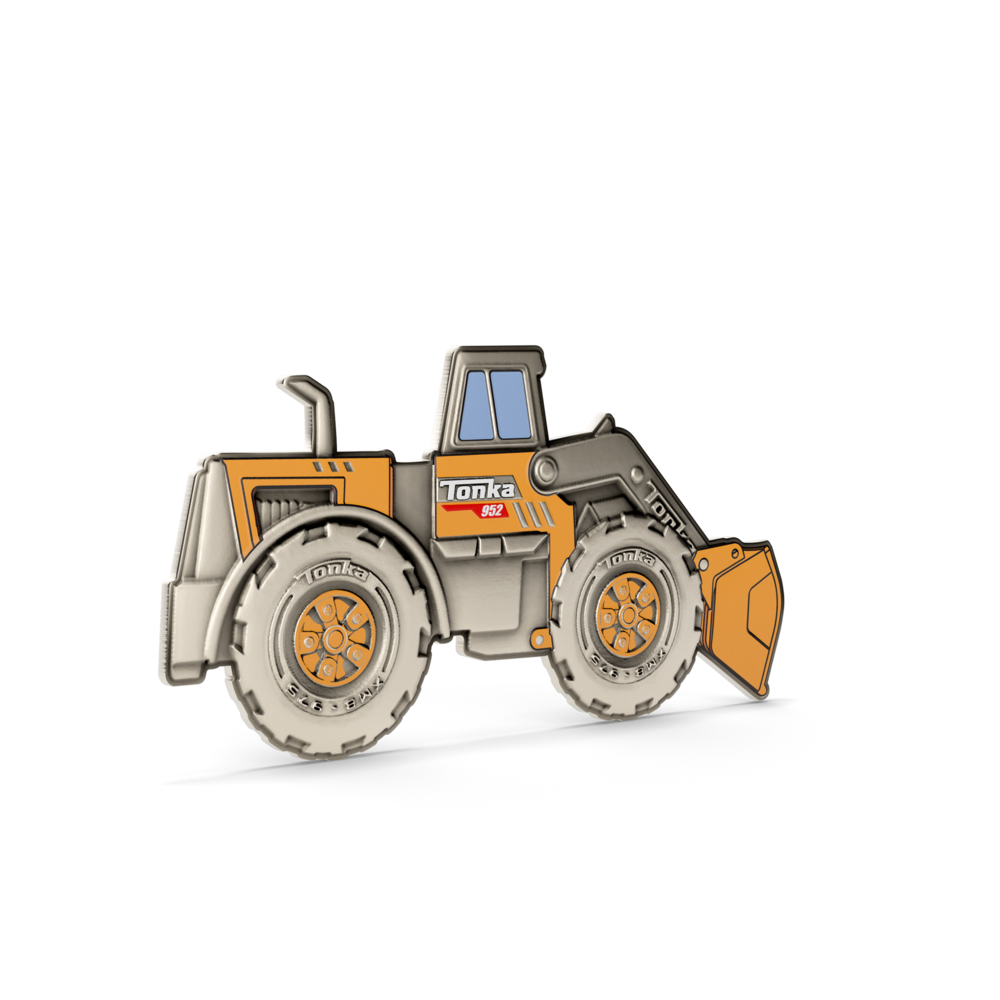 Tonka Front Loader 1 Oz Silver Collectible Coin - Agoro By New