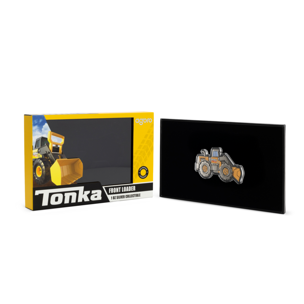 Tonka Front Loader 1 Oz Silver Collectible Coin AGORO