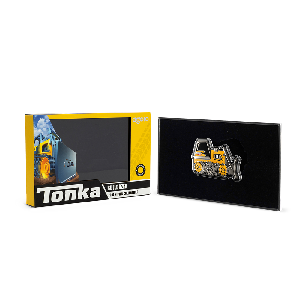 Tonka Bulldozer 1 Oz Silver Collectible Coin Agoro