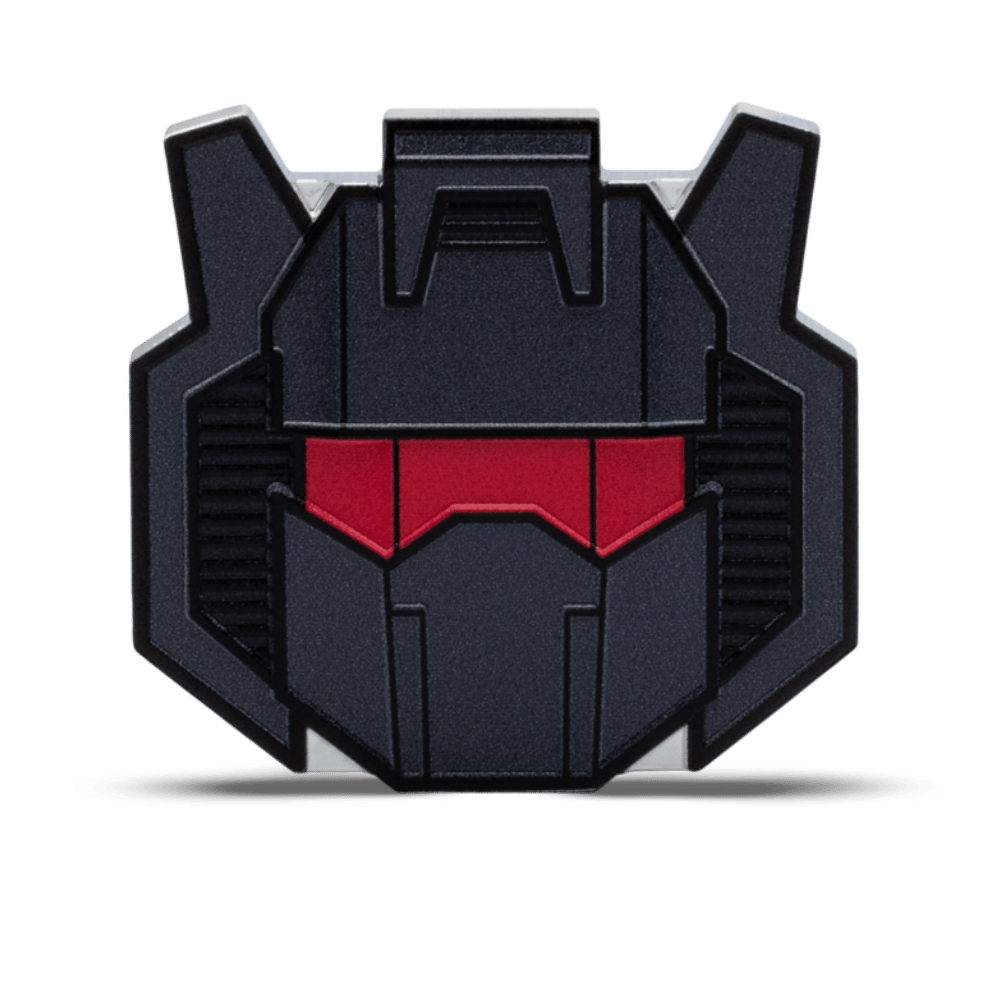 Transformers Heads Grimlock Silver Coin
