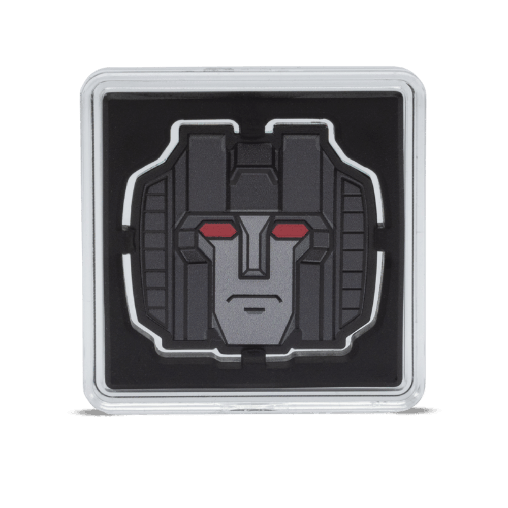 Transformers Heads Starscream Silver Coin
